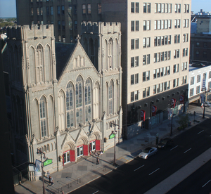 Broad Street Ministry seen from the Kimmel Center