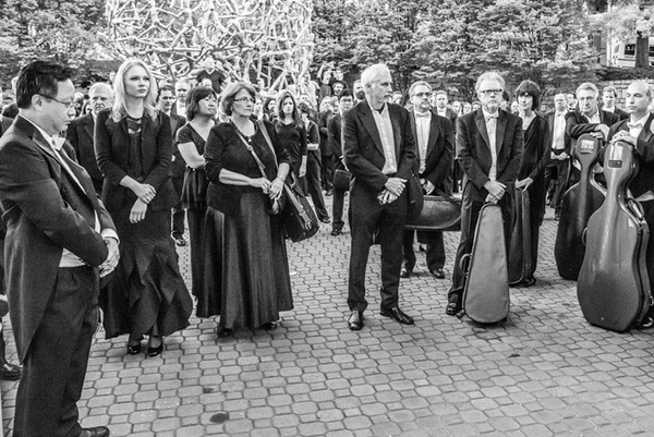 ASO musicians participate in “A Deafening Silence”Photo credit: Chris Escobar