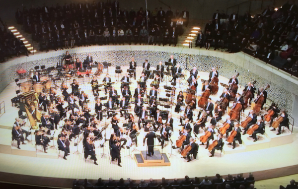 The CSO performing in the new Elbphilharmonie in Hamburg Photo credit: John Hagstrom