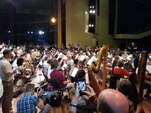 Side-by-side rehearsal with the Roldán Conservatory Youth Orchestra