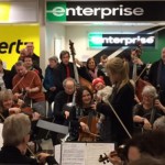 #WePlayOn musicians at the London Ontario airport